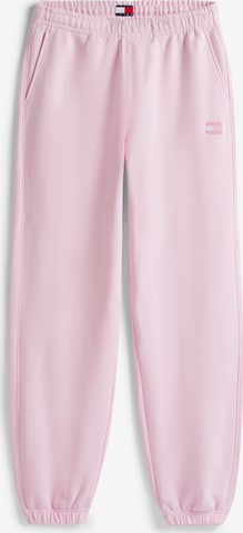 Tommy Jeans - Tapered Pantalón en rosa: frente