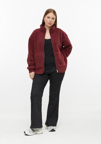 Veste en polaire QS en rouge