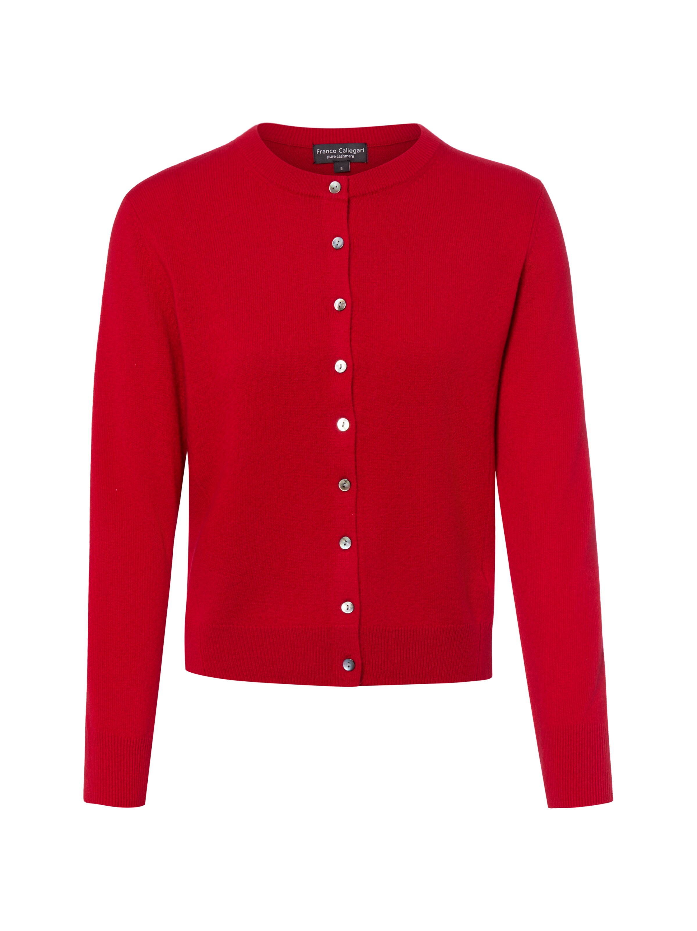 Franco Callegari Knit cardigan in Red: front