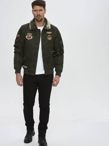 CIPO & BAXX Winterjacke CM232 in Grün
