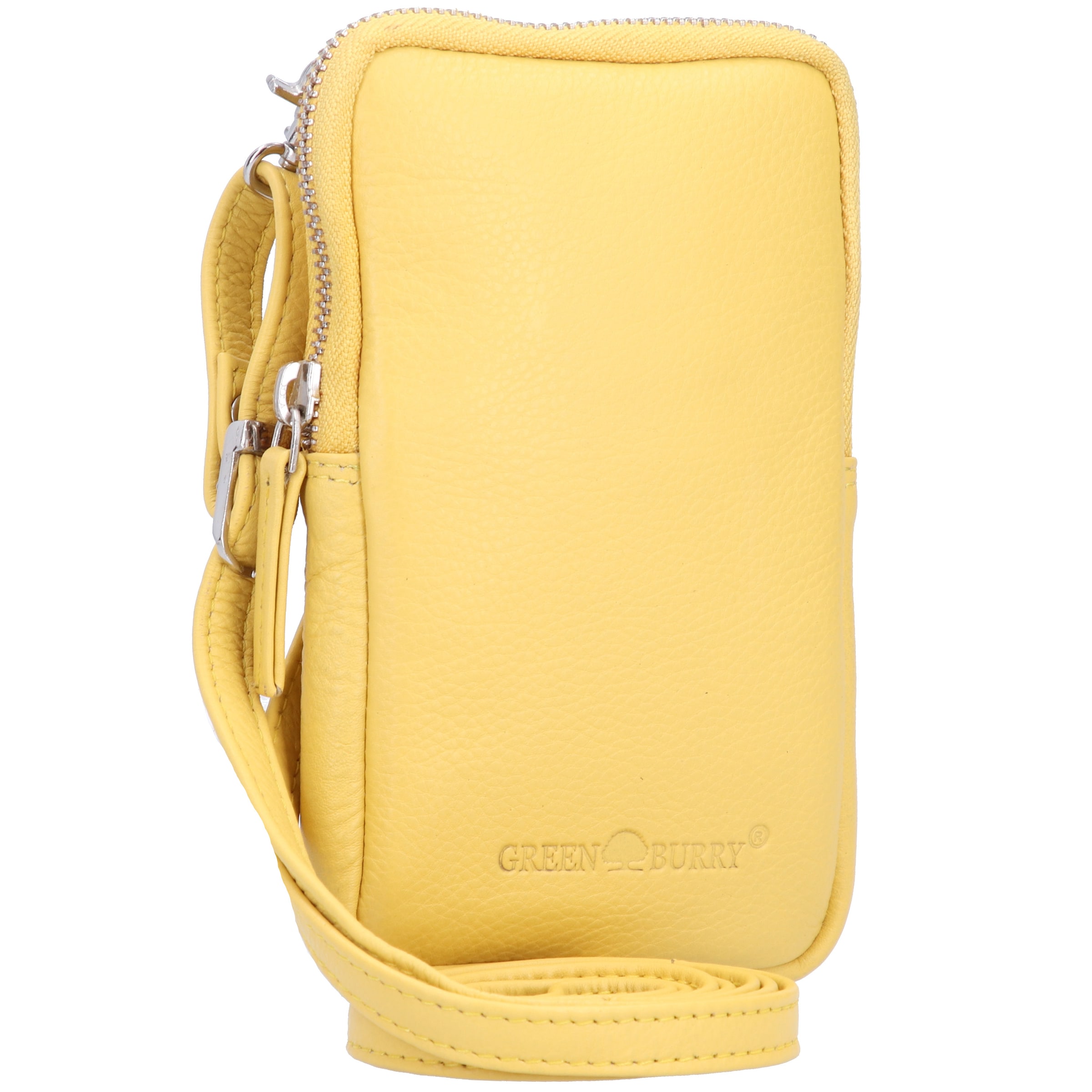 GREENBURRY Crossbody bag 'Nappa' in Yellow