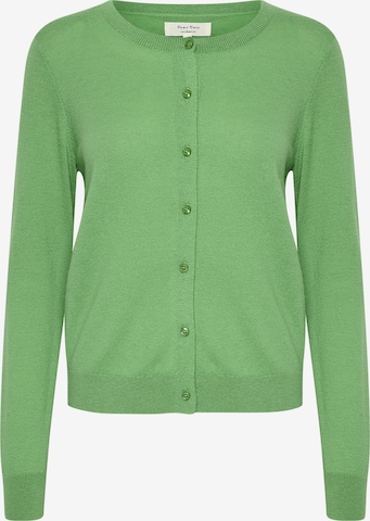 Part Two Strickjacke 'EllahPW' in Grün: Vorderseite