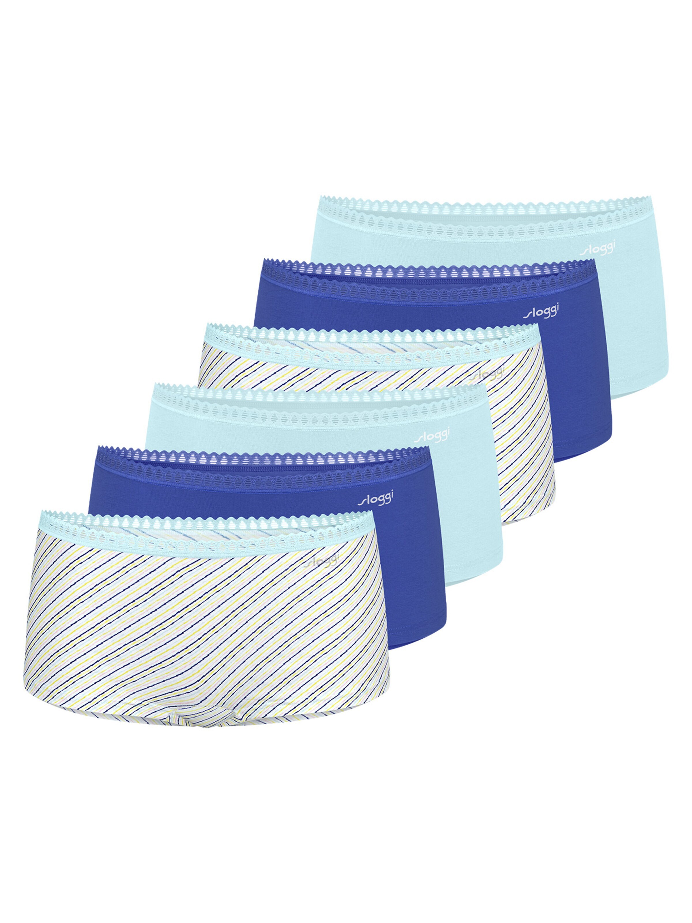 SLOGGI Panty 'GO Crush'‌‌‌‌‌‌‌‌ in Blau: Vorderseite