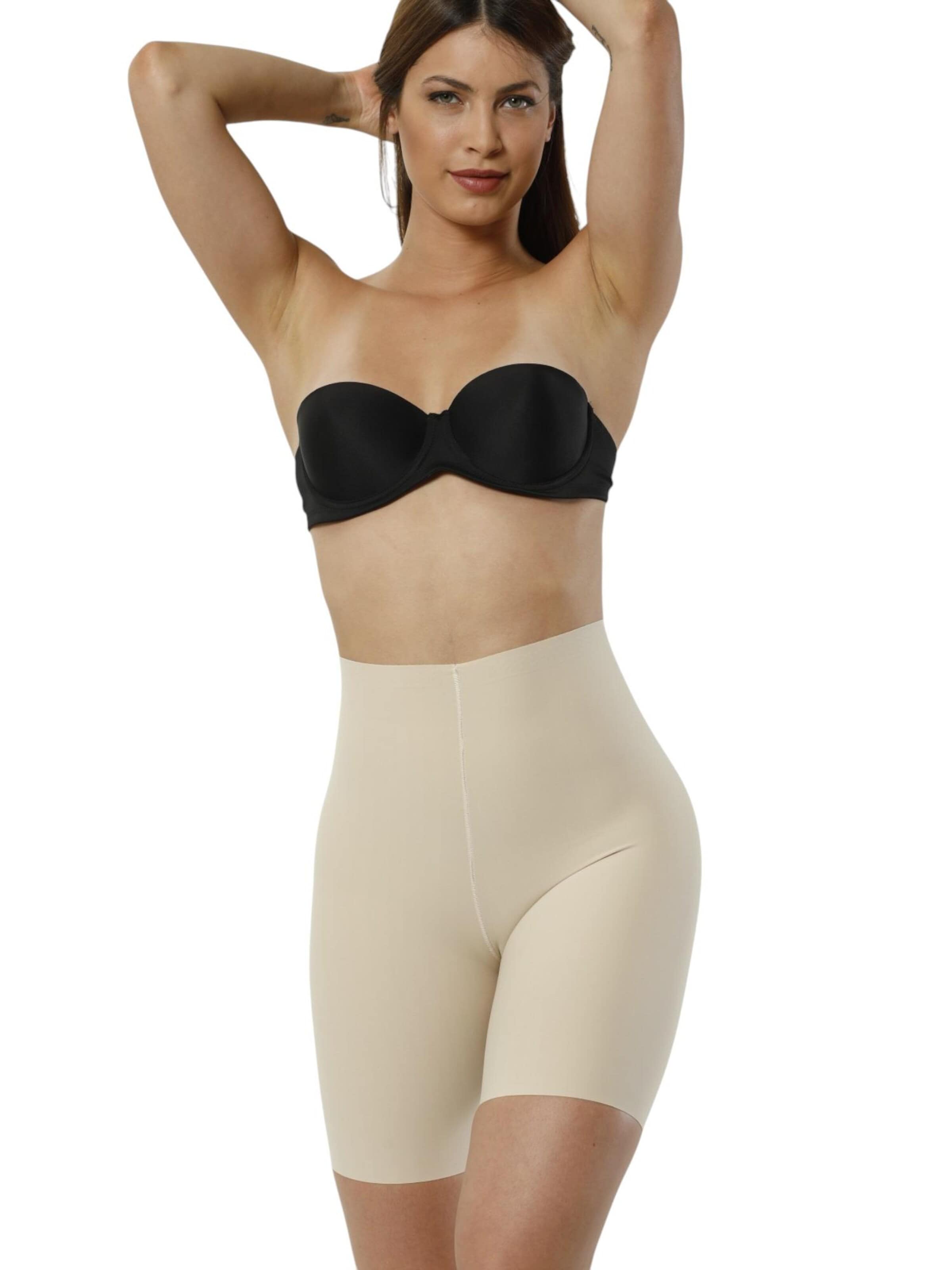 Pantaloni modellanti 'LaserSmooth' di fashionshowcase in beige