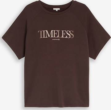 T-shirt Tom Tailor Women + en marron : devant