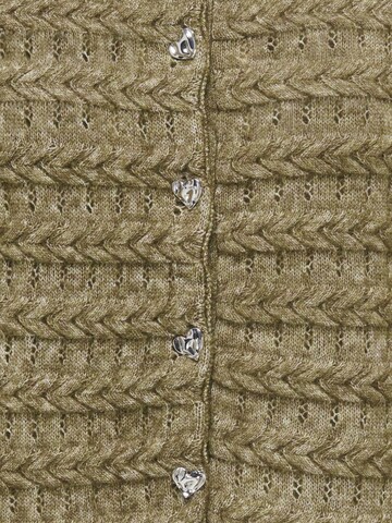 ONLY Gebreid vest 'cabala' in Groen
