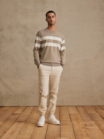 DAN FOX APPAREL - Pullover 'Ludwig' em bege: frente