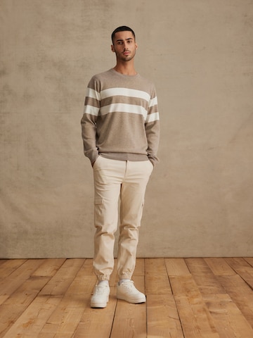 Pullover 'Ludwig' di DAN FOX APPAREL in beige: frontale