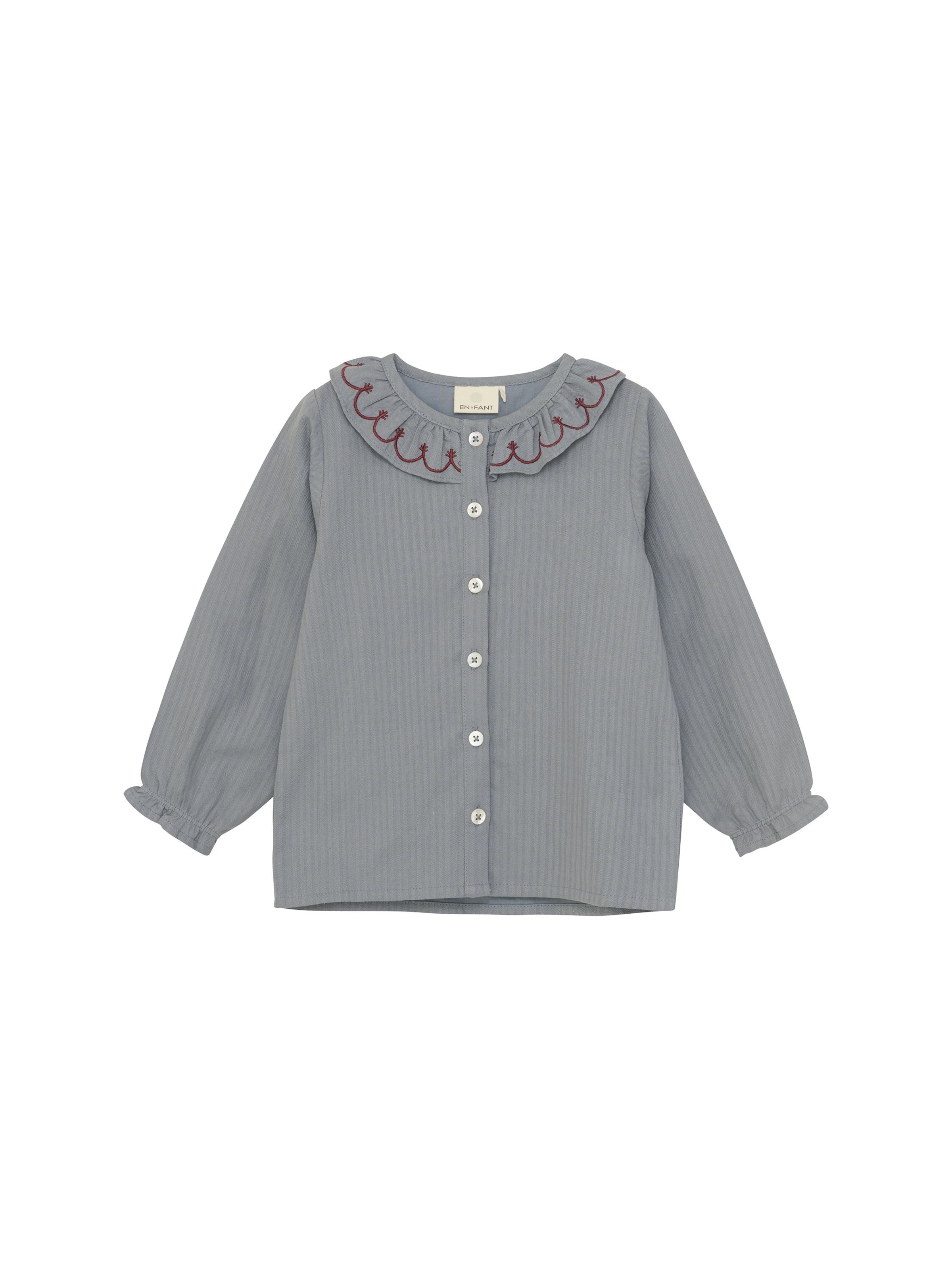 EN FANT Blouse in Blue: front