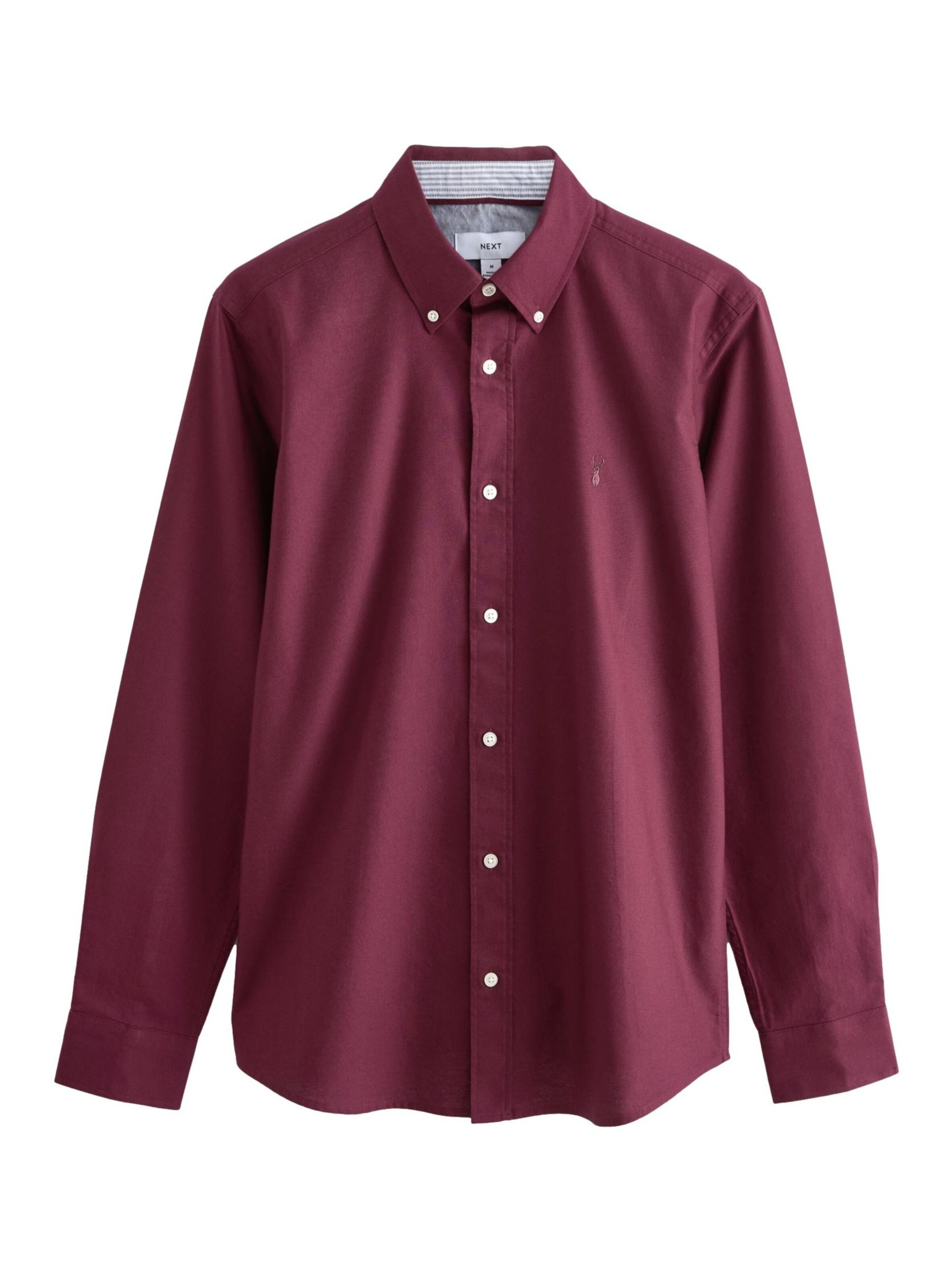 Next Slim Fit Hemd in Rot: Vorderseite