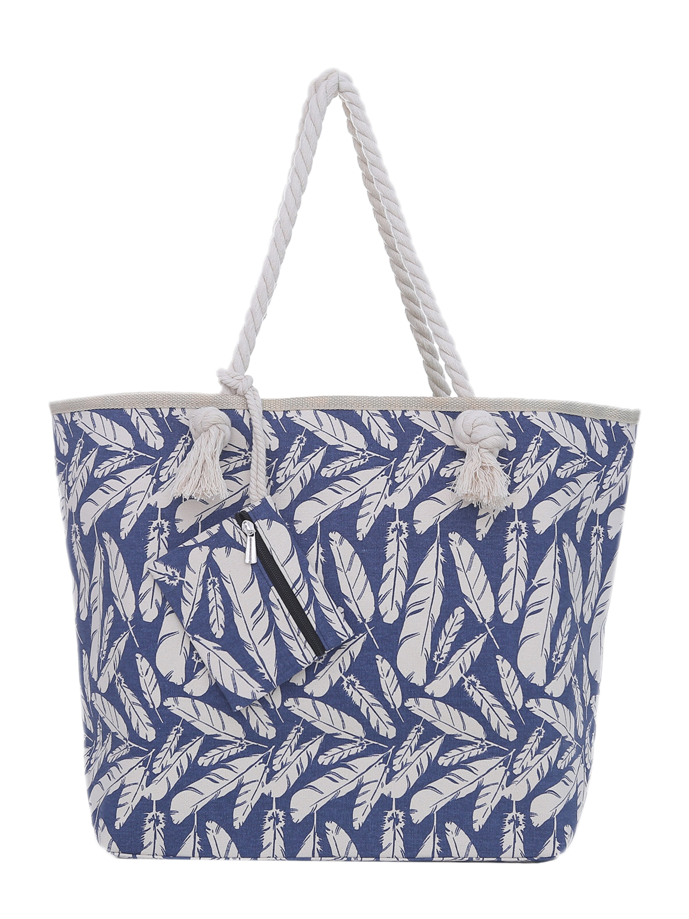 DonDon Beach Bag in Blue: front