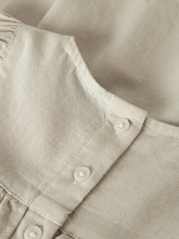 NAME IT Jurk 'NMFFALINNEN' in Grijs