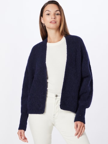 AMERICAN VINTAGE Strickjacke 'East' in Blau: predná strana