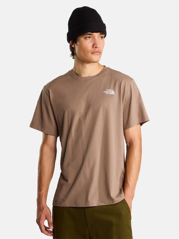 THE NORTH FACE Μπλουζάκι 'M ALLTHE WAY TO THE TOP RELAXED SS TEE' σε καφέ: μπροστά