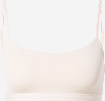 Soutien-gorge Calvin Klein Underwear en beige : devant