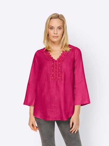 heine - Blusa en rosa: frente