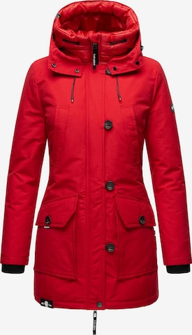 NAVAHOO - Parka de inverno 'Freeze Stoorm' em vermelho: frente