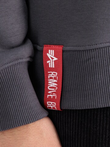 ALPHA INDUSTRIES Mikina – šedá