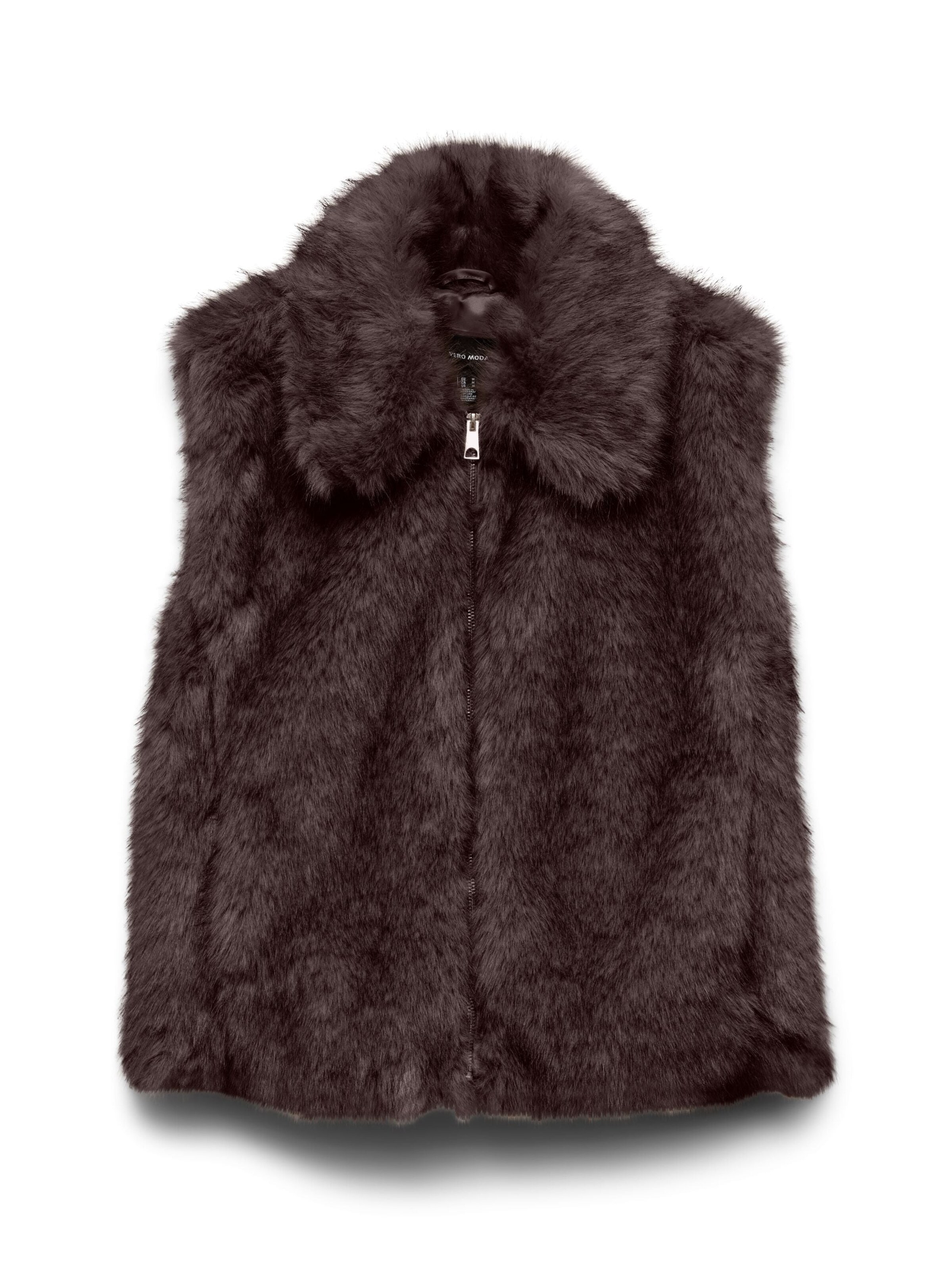 VERO MODA Bodywarmer in Bruin: voorkant