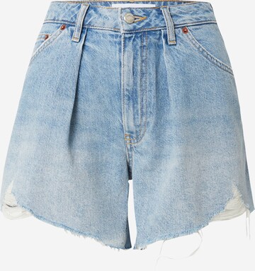 TOPSHOP Regular Shorts in Blau: predná strana