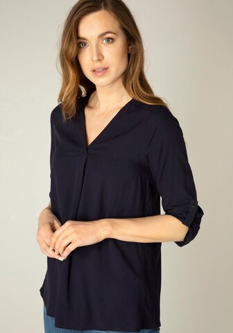 BASE LEVEL Bluse in Blau