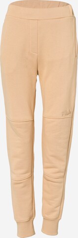 Pantaloni sportivi 'TARA' di FILA in beige: frontale