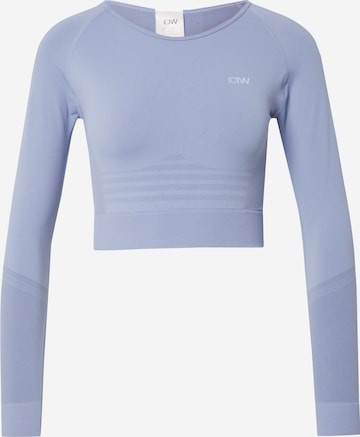Maglia funzionale 'Define' di ICANIWILL in blu: frontale