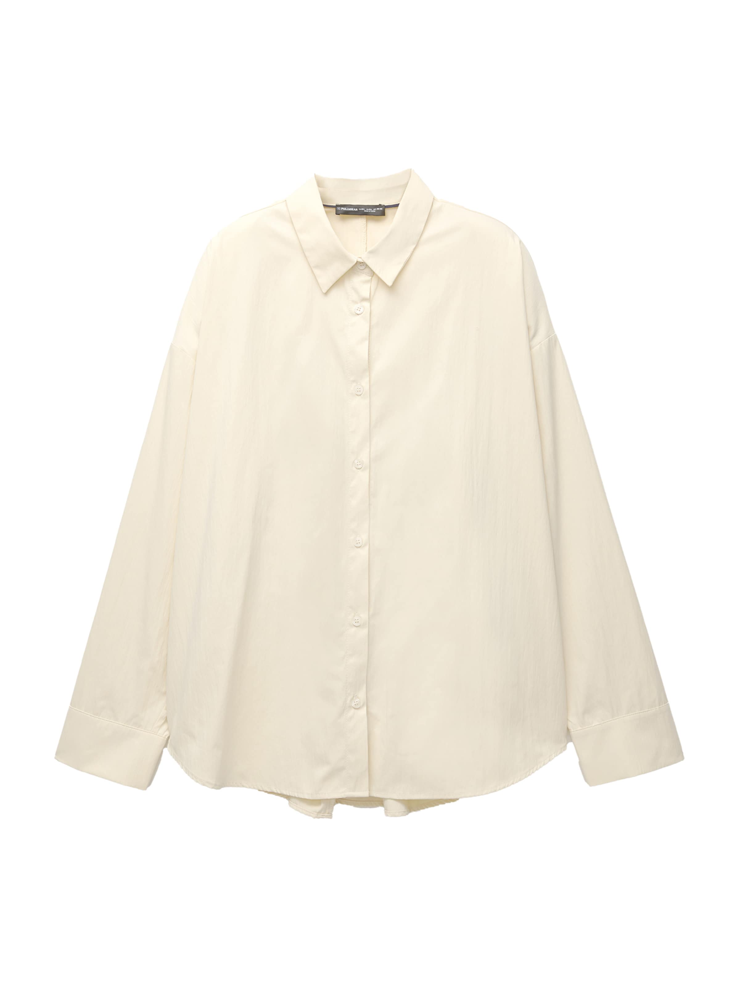 Pull&Bear Блуза в жълто: отпред