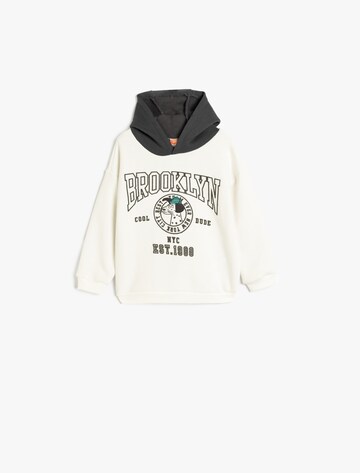 Koton Sweatshirt in Beige: voorkant