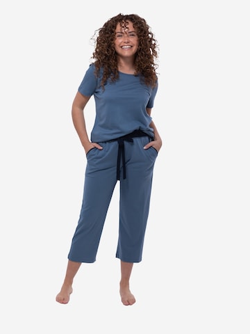 Ammann Pyjama 'Night & Home'‌ in Blau