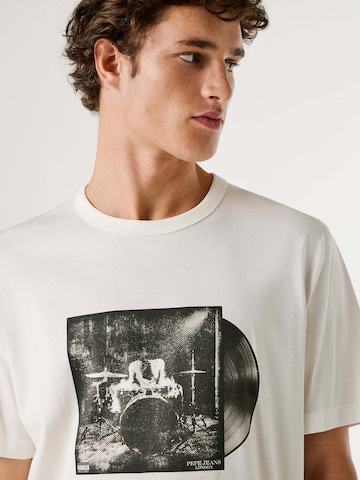 T-Shirt 'SAWYER' Pepe Jeans en blanc
