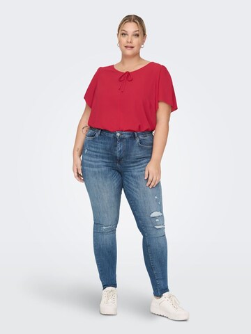 T-shirt ONLY Carmakoma en rouge