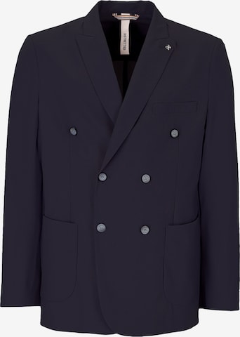 Distretto12 - Chaqueta tipo saco para negocios en azul: frente