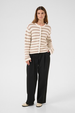 Cardigan KAREN BY SIMONSEN en beige : devant
