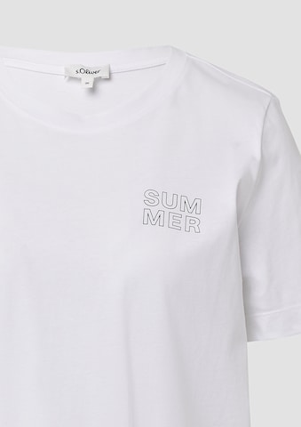 s.Oliver T-Shirt in Weiß