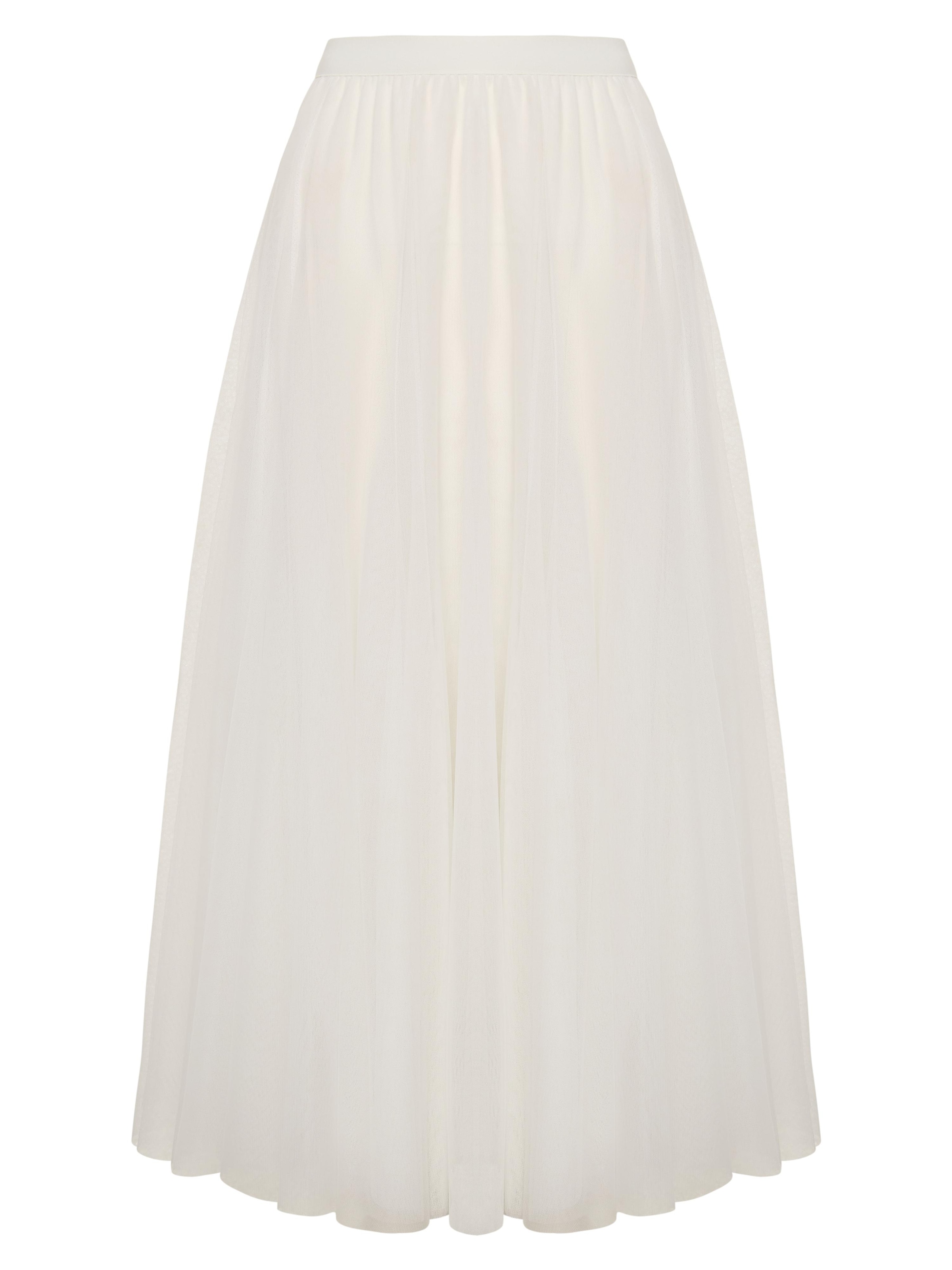 Serena Silueta Skirt 'Ballerina' in White: front