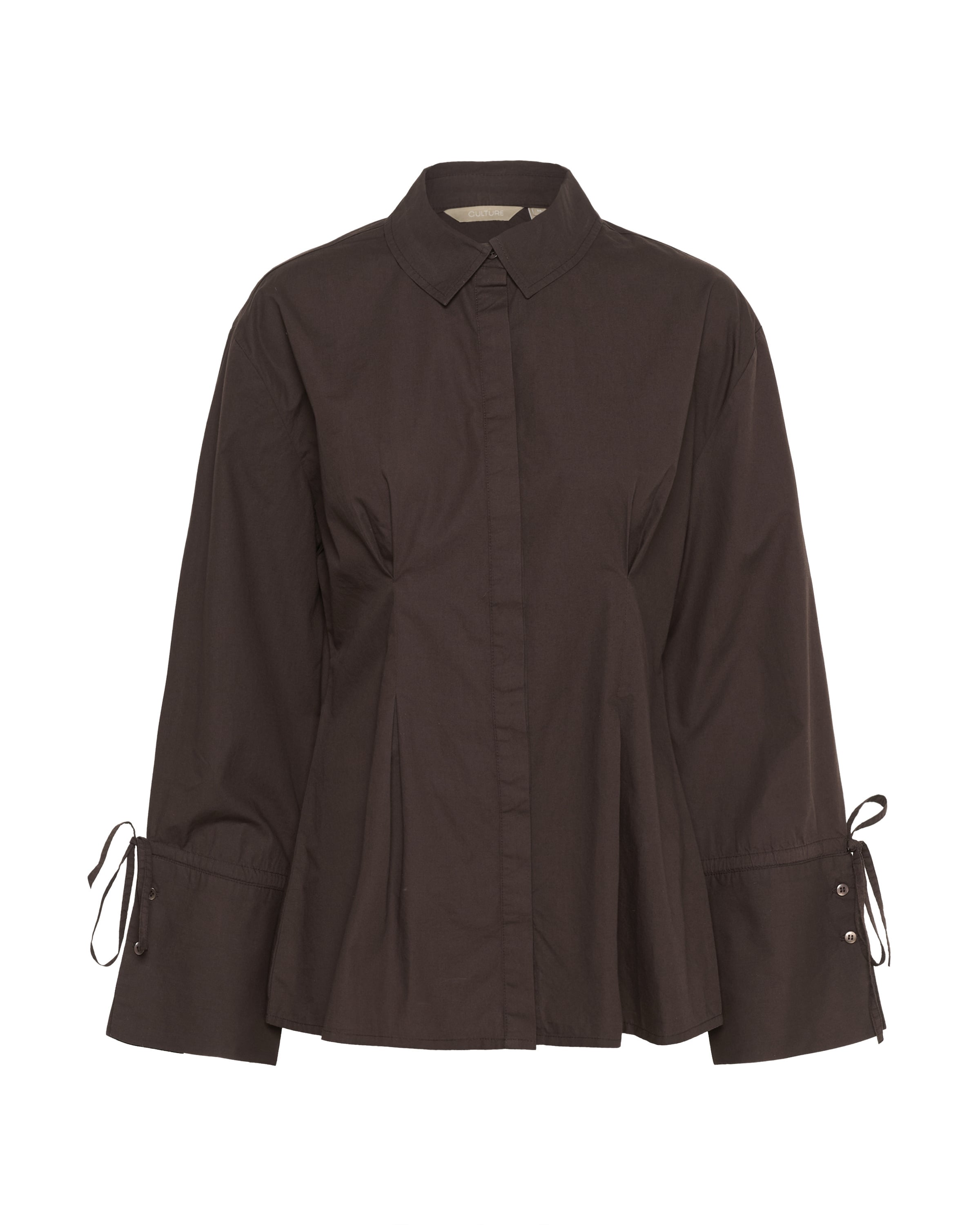 Camicia da donna 'Allison' di CULTURE in marrone: frontale