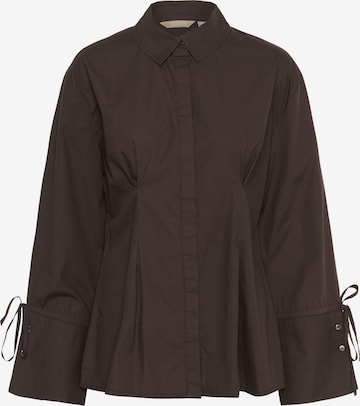 CULTURE - Blusa 'Allison' en marrón: frente