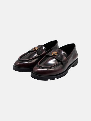 PINKO - Mocasines 'PINKO NORA 07 MOCASSINO CALF LEATHER Scarpe' en rojo