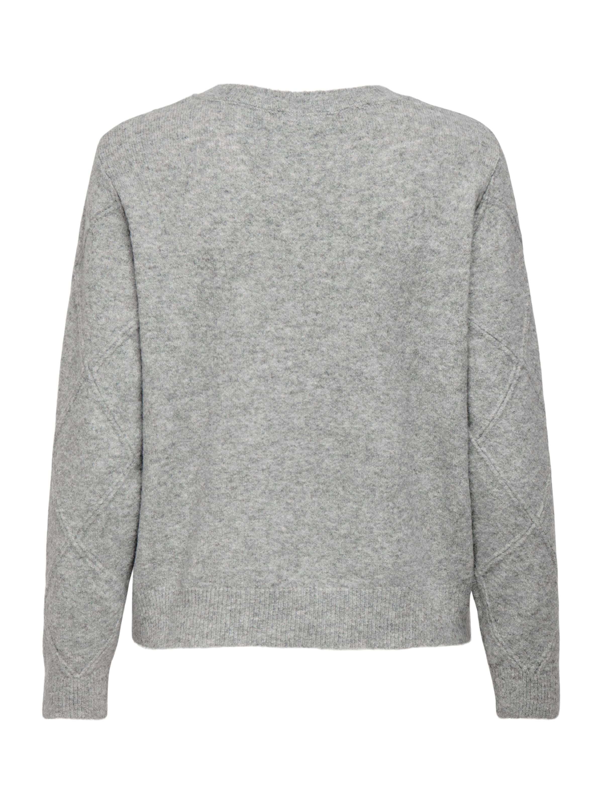 JDY Sweater 'JDYBELLA' in Grey