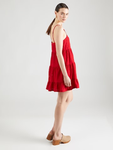 ABOUT YOU فستان 'Orelia' بلون أحمر
