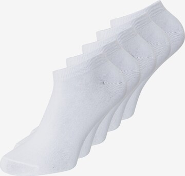 Chaussettes 'Dongo' Jack & Jones Junior en blanc : devant