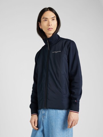 TOMMY HILFIGER Sweatjacke in Blau: Vorderseite