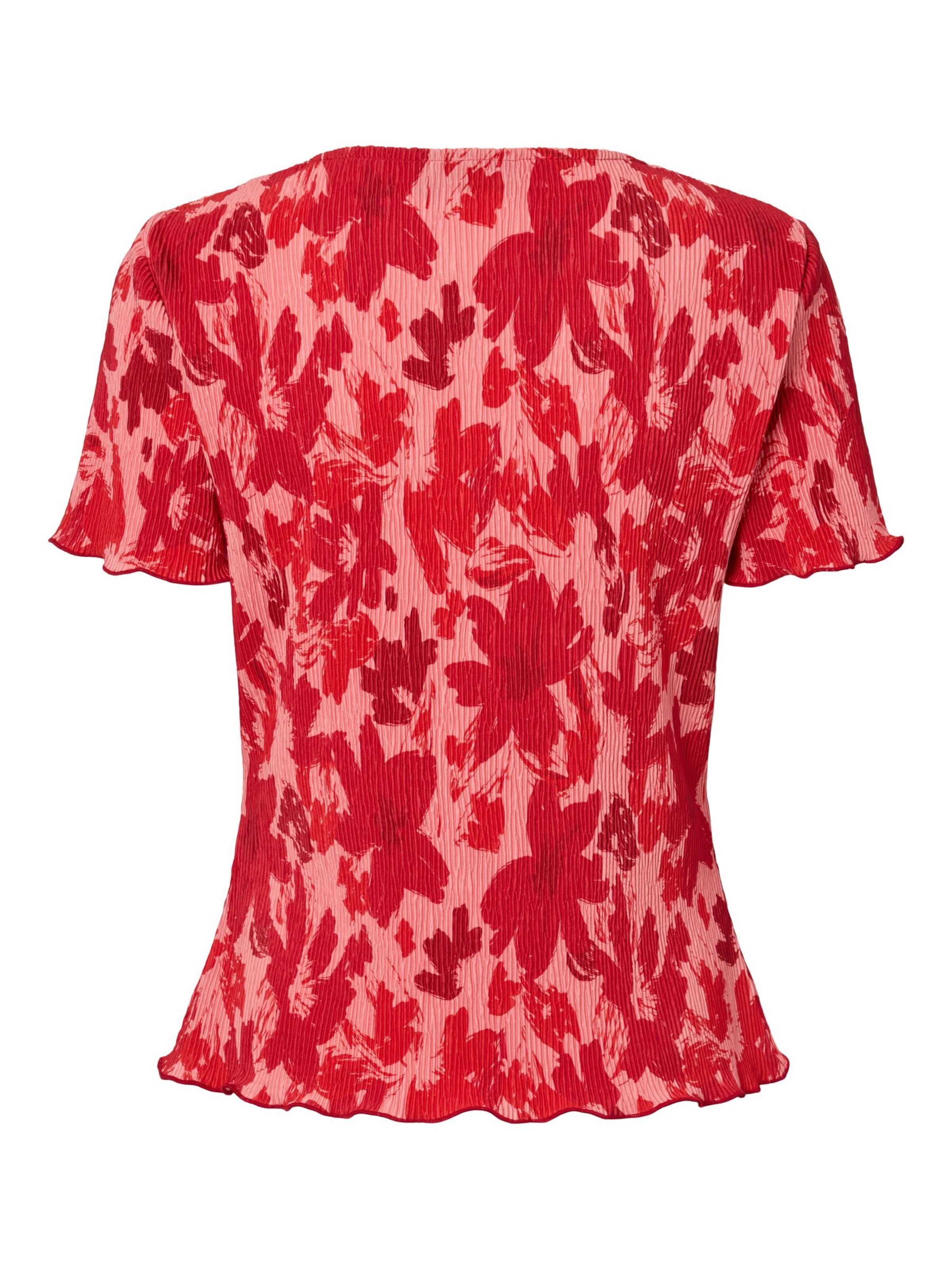 Maglietta di PIECES in rosso