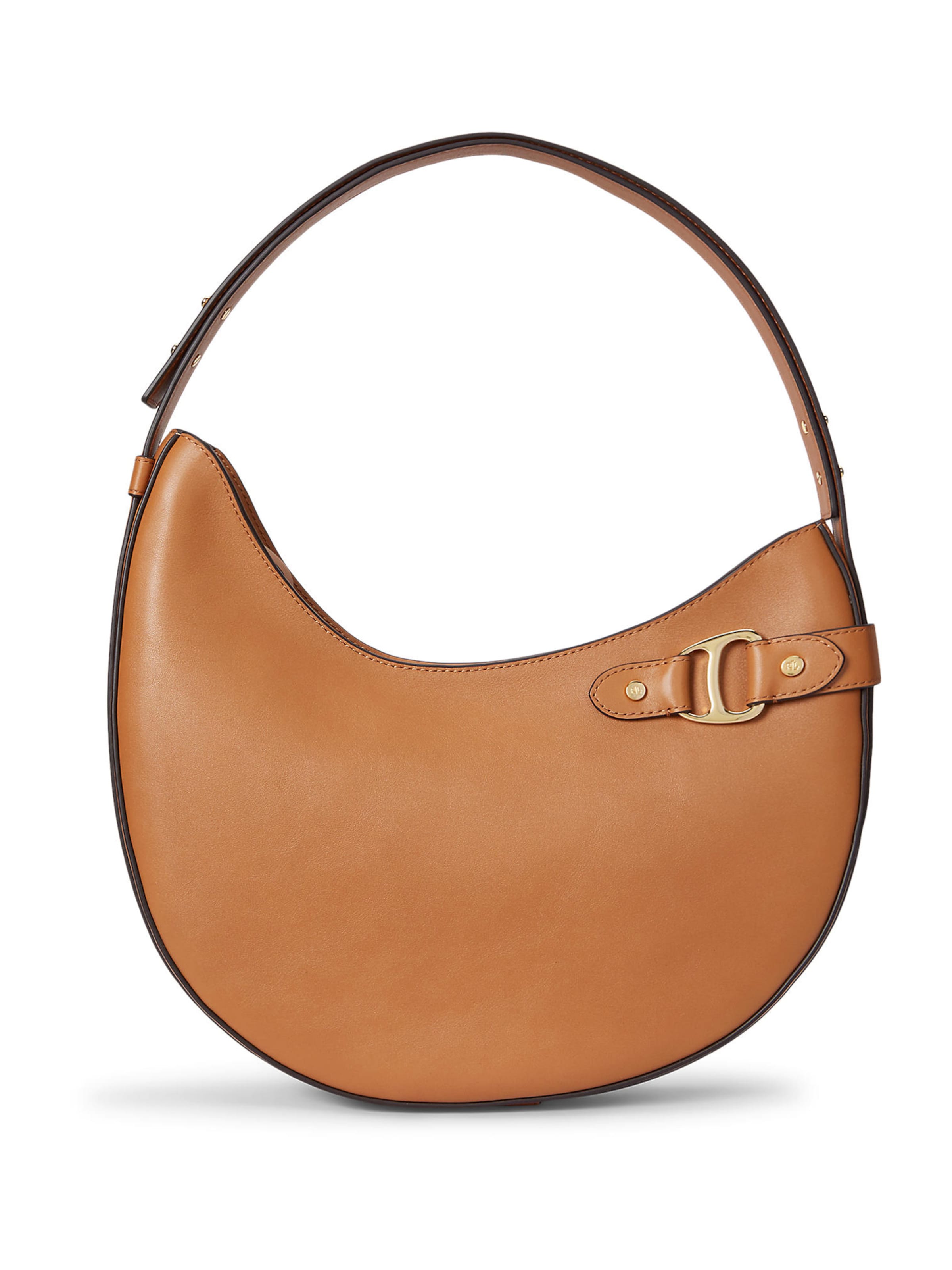 Lauren Ralph Lauren - Bolso de hombro 'TASHA' en beige: frente