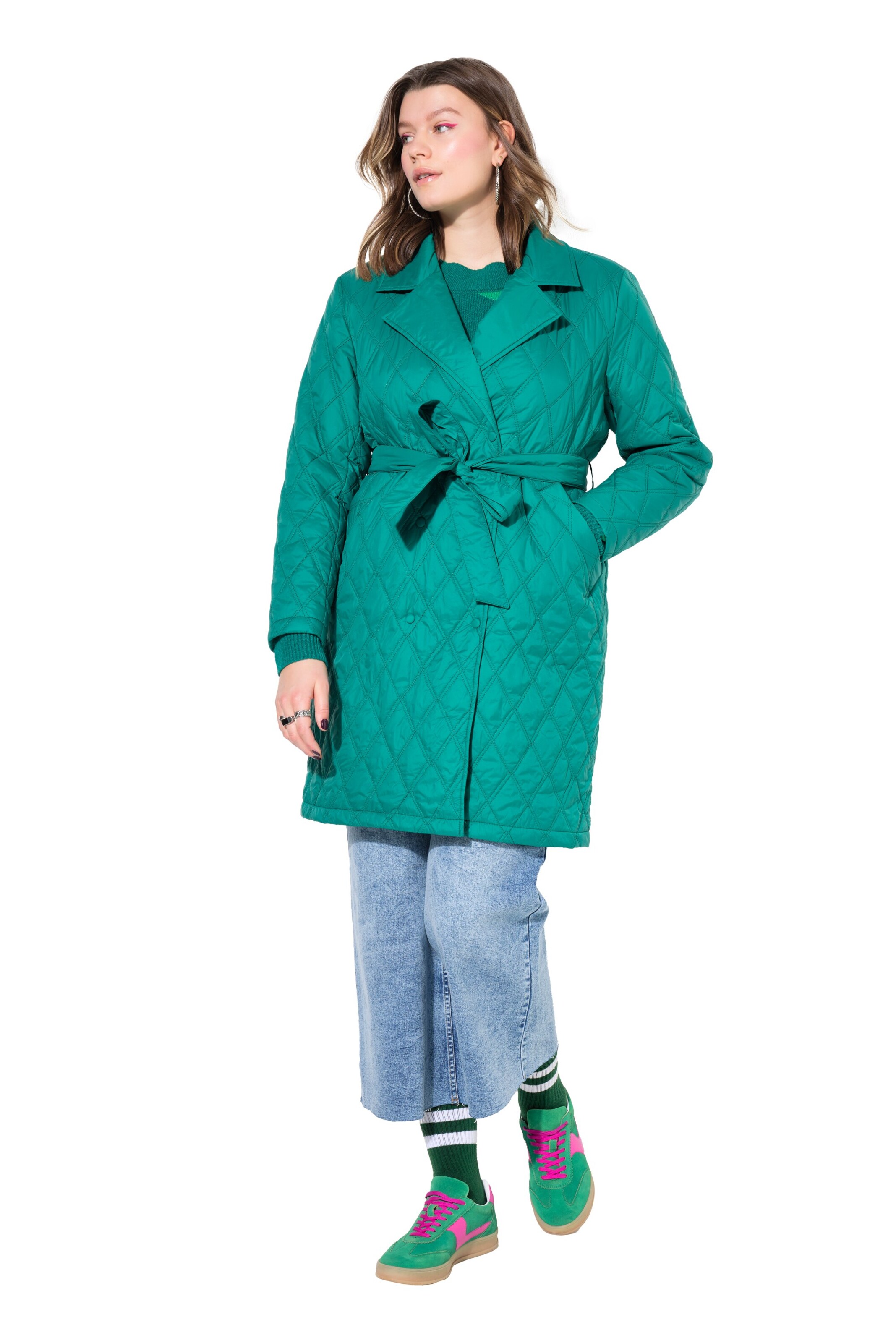 Studio Untold Tussenmantel in Groen: voorkant