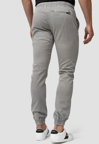 Regular Pantalon cargo INDICODE JEANS en gris