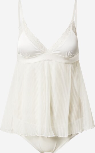 Hunkemöller Negligée 'Evangeline' in weiß, Produktansicht