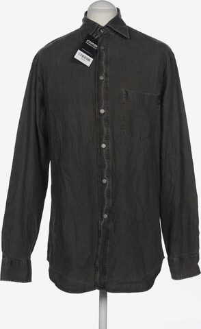 Zegna Button Up Shirt in L in Green: front