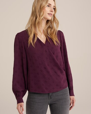 WE Fashion Blus i lila: framsida